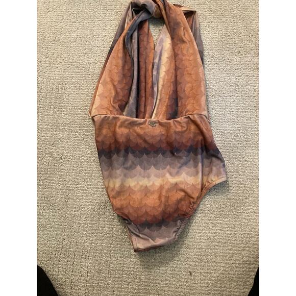 Adriana Degreas ~ Brazil Scales Print One Piece Swimsuit Sz 3 ~ NWT $380 - Picture 8 of 10